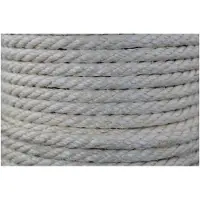 Markenlos Sisalseil aus 4-strängig gedrehtem Natur-Sisal, Durchmesser 8mm - Länge: 50 Meter - biologisch abbaubar und umweltfreundlich