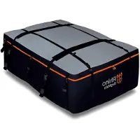 Markenlos XXL Dachtasche 540L – 100% wasserdicht aus 840D PVC – 120 x 90 x 50 cm faltbare Dachbox – Montage ohne Reling möglich – inkl. Schutzmatte & 4 Türhaken