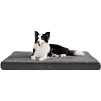 OEM Gesundheitsbett für mittelgroße Hunde - Wolle - Donkergrau - 91 x 69 x 76 cm