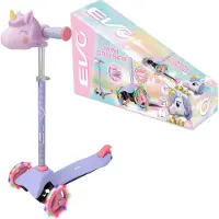 Evo Adjustable Tricycle Scooter für Kinder Light Up Mini Cruiser Luminous Unicorn Wheels