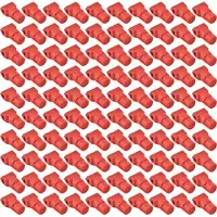 Gistuch 100 Stück Handy-Diebstahl-Hakenschloss für Einzelhandelsgeschäfte, Rot (6 mm)