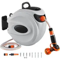 OEM Gartenhose mit Wandhalter - Sprühkopf mit 9 Patronen - Gartenhose 20x12mm