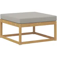 vidaXL Outdoor-Fußhocker Polyester Weiß