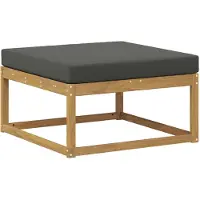 vidaXL Outdoor-Fußhocker Polyester Weiß