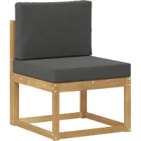 vidaXL Outdoor-Sofagarnitur mit Kissen 5 pcs Weiß und Anthrazit