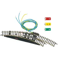 Märklin Elektromagnetische Bogenweiche rechts, 15 Jahr(e), Schwarz, Gelb