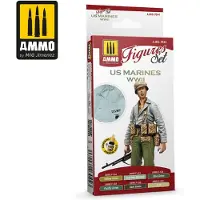 Ammo by Mig AMIG7044US Marines WWII Figures Set