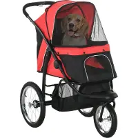 PawHut Hundewagen Hundebuggy klappbar für Hunde & Katzen bis 20 kg Katzenbuggy