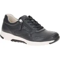 Gabor ROLLINGSOFT Damenschuhe - sportliche Schnür- Halbschuhe blau Freizeit NEU