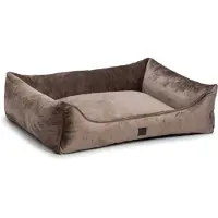 Designed By Lotte Soft Essence Orthopädisches Hundebett, Farbe:mokka, Größe:95x80 cm