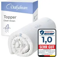 Nivion Dailydream - Memory Foam - Clean Ocean Topper - M - 50 bis 90kg - 5cm Höhe / 100x200cm - Druckentlastung