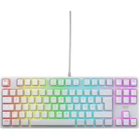 Cherry K4V2 RGB Tenkeyless White edition, Mechanical gaming keyboard, German, Kabelgebunden, USB, Mechanischer Switch, QWERTZ, RGB-LED, Weiß