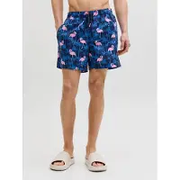 Jack & Jones Badeshorts "JPSTMAUI VIBES NOVELTY AOP SWIM SHORT SN" Kunstfaser