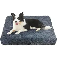 OEM Hundebett Weich & Orthopädisch – 90 x 70 x 8 cm – Wasbar, Antislip und Komfortabel für Hunde und Katzen