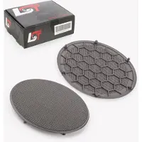 LST 2x Lautsprecherblende Gitter Abdeckung Cover Verkeidung Grau für SEAT für VW