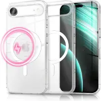 Nalia Crystal Cover "Lumex" - Ultra Klare MagSafe Hülle Harte Rückseite & TPU Rahmen - Clear Phone Case