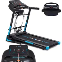 Thunder ELITE-DS-BLACK Laufband 18 km/h 2,5 PS bis 160 kg 18 Steigung LED Bluetooth Massage