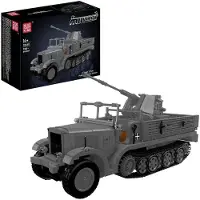 Mould King 20048 Deutscher Flak Halbkettenfahrzeug Klemmbausteine 1188pcs Spielzeug Bausatz
