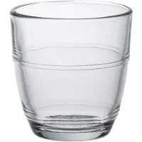 Unyqoos 6er-Set Trinkgläser – vielseitige 16 cl Gläser für Zuhause & Catering, robustes Alltagsglas mit klassischem Design zum Servieren von Wasser & Säften