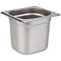Aps Aufbewahrungssystem "GN 1/6 Behälter 17,6 x 16,2 cm", (1 tlg.), Gastronorm-Behälter, zum Anrichten und Lagern von Speisen