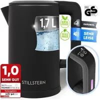 Stillstern Wasserkocher Digital 1,7 L mit Temperaturwahl