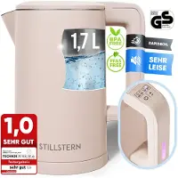 Stillstern Wasserkocher Digital 1,7 L mit Temperaturwahl