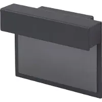 LINDBY LED-Hausnummer-Leuchte Antal, anthrazit, Alu