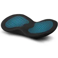Unyqoos Ergonomisches Sitzkissen aus Memory-Schaum – druckentlastend für Steißbein, Rücken & Hüften, atmungsaktiver, waschbarer Mesh-Bezug, Büro/Auto/Reisen