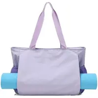 Unyqoos Multifunktionale Damen-Sporttasche 41,5×17×34 cm, wasserabweisendes Polyester, Yogamattenfach & wasserdichte Fächer, leicht 0,42 kg