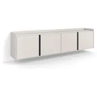Skraut Home TV-Möbel Holzeffekt beige 207x35x50cm Hängend
