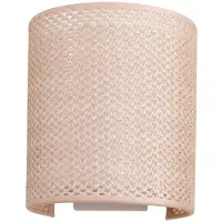 LINDBY Wandleuchte Soula, 20 cm, beige, Kunststoff, E27