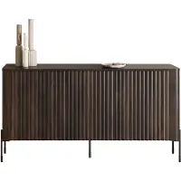 Mirjan 24 Türkommode Vera 150, Stilvoll Wohnzimmer, Kommode mit drei Drehtüren (Farbe: Ristretto Barockeiche)