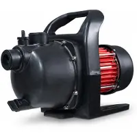 Grafner Gartenpumpe 600W max. Fördermenge 2800 Liter / Stunde, Ansaugtiefe: 7 Meter, Förderhöhe: 35 m, Wassereinfüllschraube und Wasserablassschraube) Hauswasserwerk Hauswasserautomat