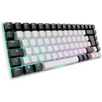 Sharkoon SKILLER SGK50 S3, Kabelgebunden, USB, Mechanischer Switch, QWERTY, RGB-LED, Weiß
