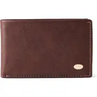 Esquire Leder Geldbörse Chicago Wallet Brown dunkelbraun