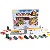 Hot Wheels Hot-Wheels-Adventskalender mit Überraschungen für 24 Tage, Fahrzeugen und Zubehör