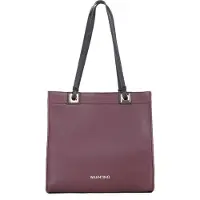 Valentino Post Re Shopping Bag Damen Shopper vino/nero