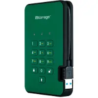 ISTORAGE diskAshur2 256bit grün 2TB, USB-A 3.0 (IS-DA2-256-2000-GN)