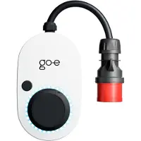 Go-e Gemini flex, Weiß, Wand, Schwarz, Typ 2, IT, TN, TT, IP55