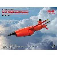 ICM Q-2C (BQM-34A) Firebee, US Drone (2 airplanes and pilons) (100% new molds)