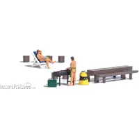 Busch A-set: Nacktgriller H0 (5/21) * - BU7946