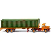 Wiking magirus-Deutz Miniatur-LKW 1:87 gr?n/orange