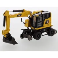 Diecast Masters H0 (1:87) 85612 - Caterpillar M323F Rail Zweiwegenbagger (Signal Gelb) Modellbahn