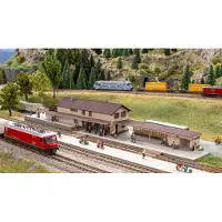 Noch RhB Bahnhof Bergün Spur N