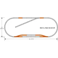 Roco geoLine Gleisset B1, Spur: H0