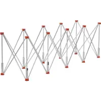 KRAFT&DELE Fliesentisch mit 10 Beinen, 222 x 60 x 75 cm, KD11981
