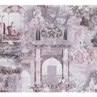 A.S. Création Vliestapete "Dream Flowery" Ethnomuster abstrakt minimalistisch glatt Vintage Tapete Orientalisch Tapeten Wohnzimmer Schlafzimmer Küche Flur