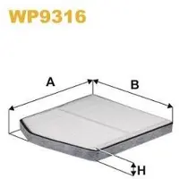 WIX FILTERS WP9316 Innenraumfilter Pollenfilter für VOLVO V70 II (285)