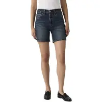 Levi's für Damen. A9296-0005 Shorts 501 Mid-Thigh Lightweight blau (27), Lässig, Baumwolle, Denim