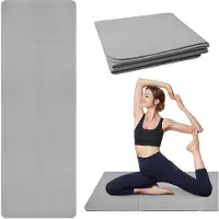 Unyqoos Faltbare Yogamatte (TPE) – 5 mm, rutschfest & doppelseitig, kompakt tragbar für Yoga, Pilates und Fitness
